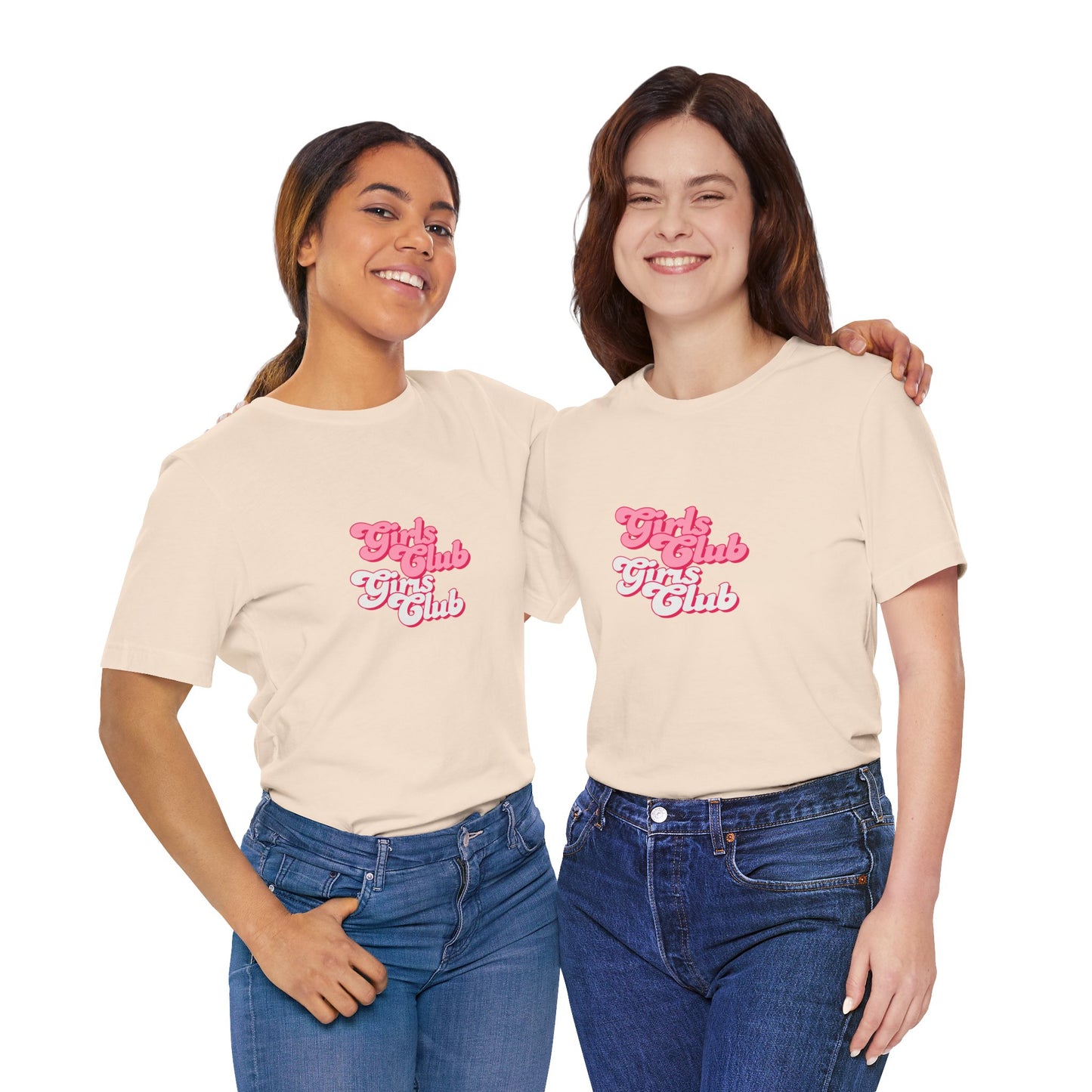 Girls Club Unisex T-Shirt, Casual Wear, Gift for Friends, Group Events, Birthday Celebration, Fun Women’s Apparel