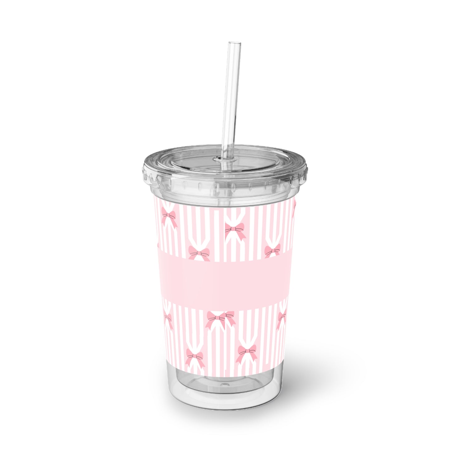 Beautifully Suave Acrylic Cup with Straw - Perfect Gift for Her