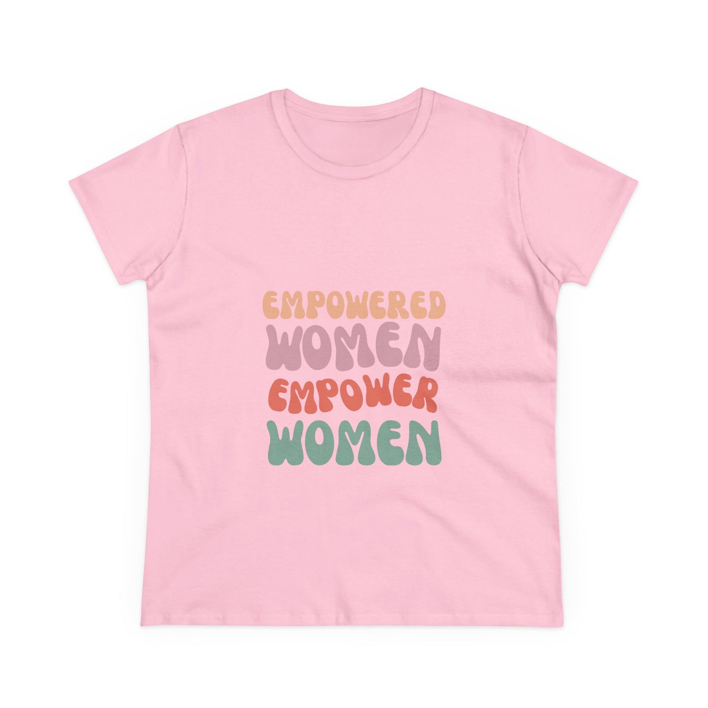 Empowered Women Cotton Tee, Feminist T-Shirt, Women's Rights Apparel, Inspirational Gift, Everyday Wear