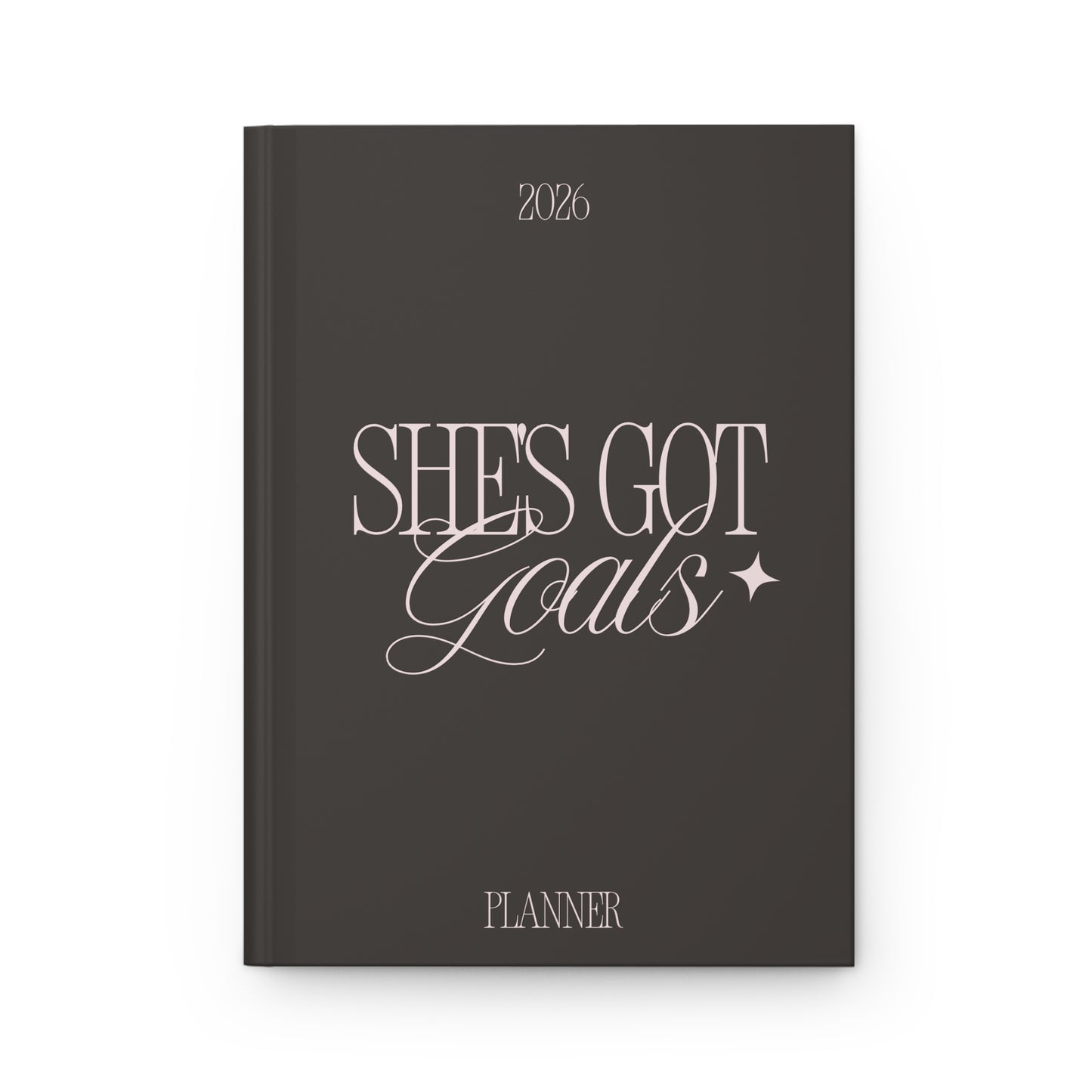 Inspirational Hardcover Journal - 'Dream Big, Live Inspired' Planner for Goal-Setting