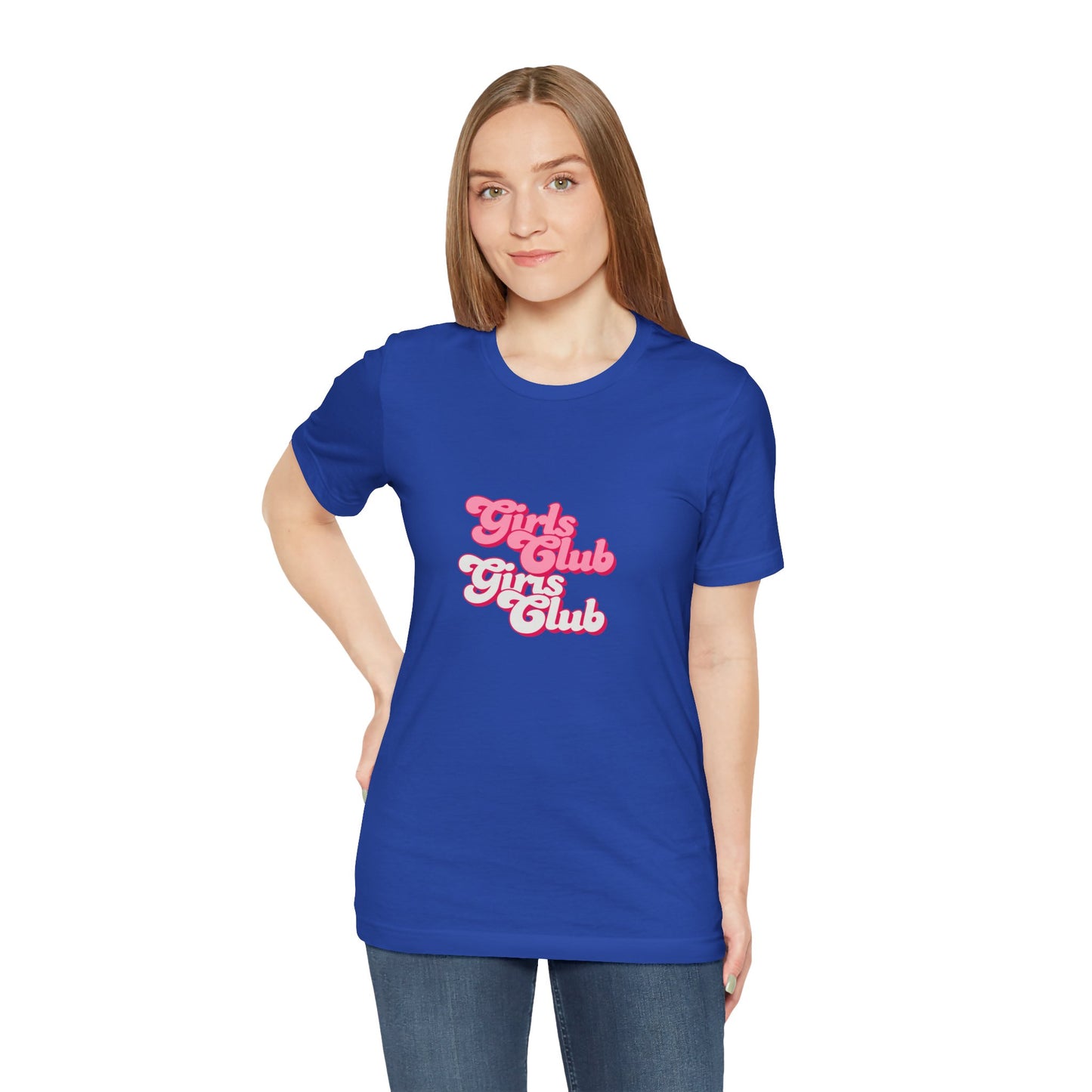 Girls Club Unisex T-Shirt, Casual Wear, Gift for Friends, Group Events, Birthday Celebration, Fun Women’s Apparel