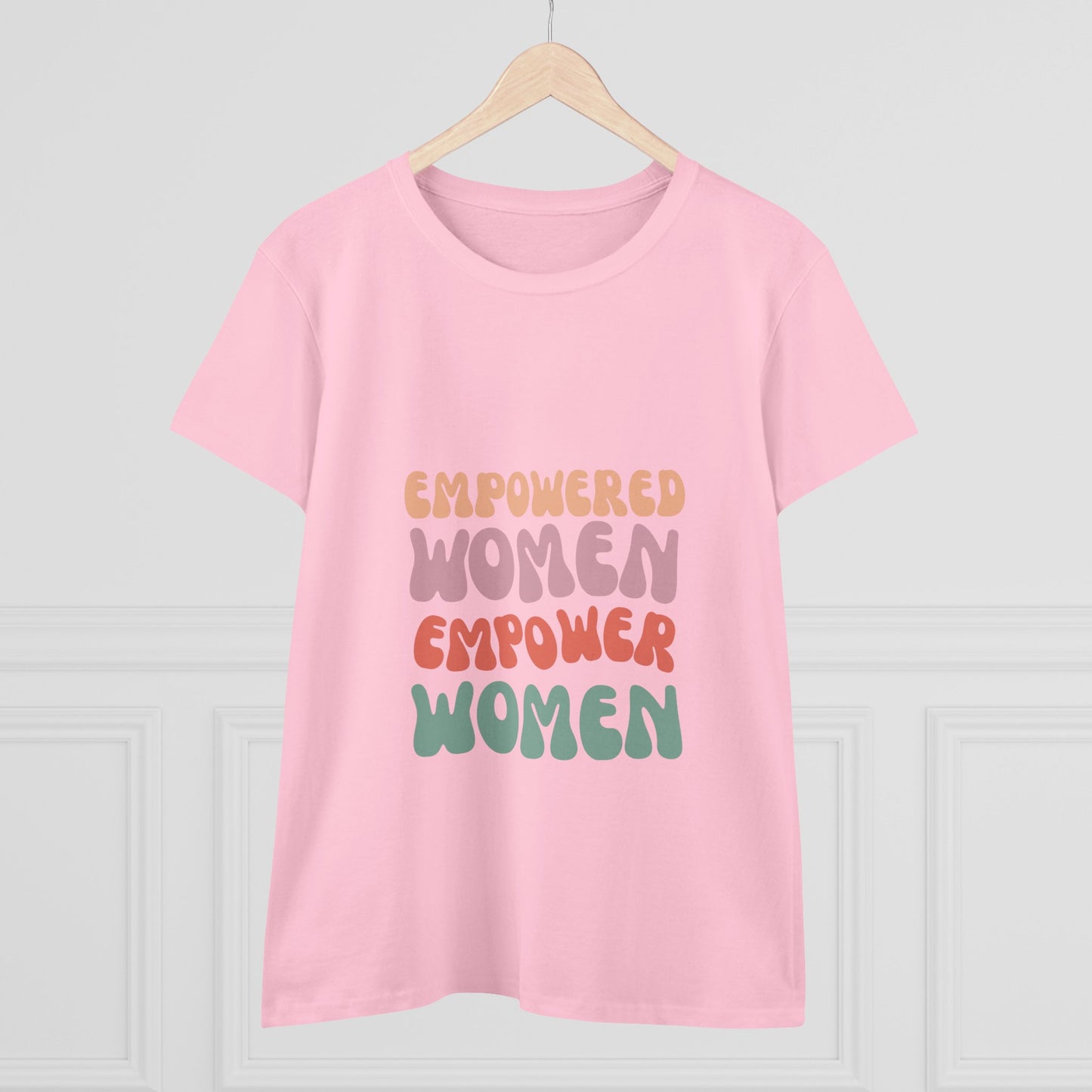 Empowered Women Cotton Tee, Feminist T-Shirt, Women's Rights Apparel, Inspirational Gift, Everyday Wear