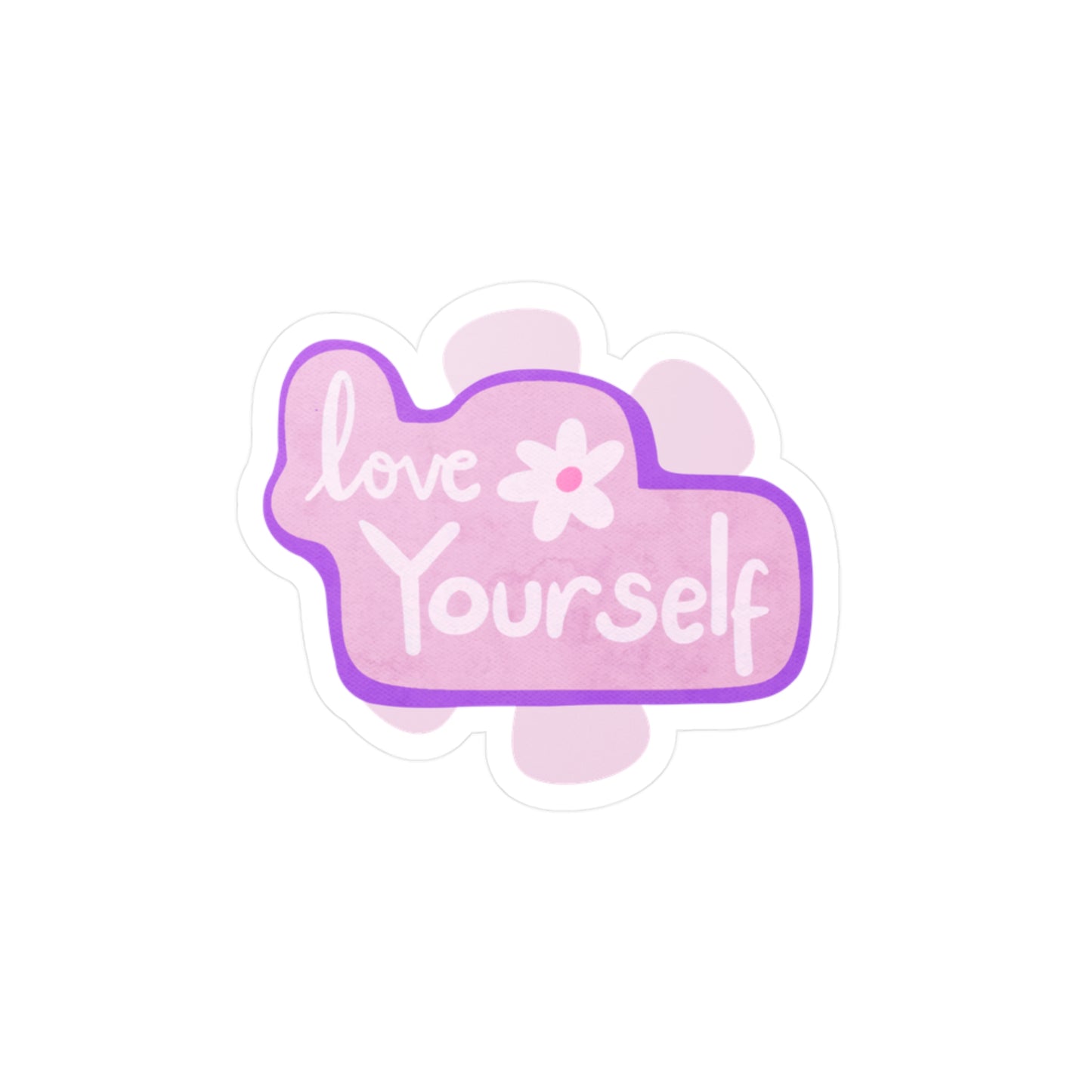 Self-Love Vinyl Decal - 'Love Yourself' Sticker for Positive Vibes