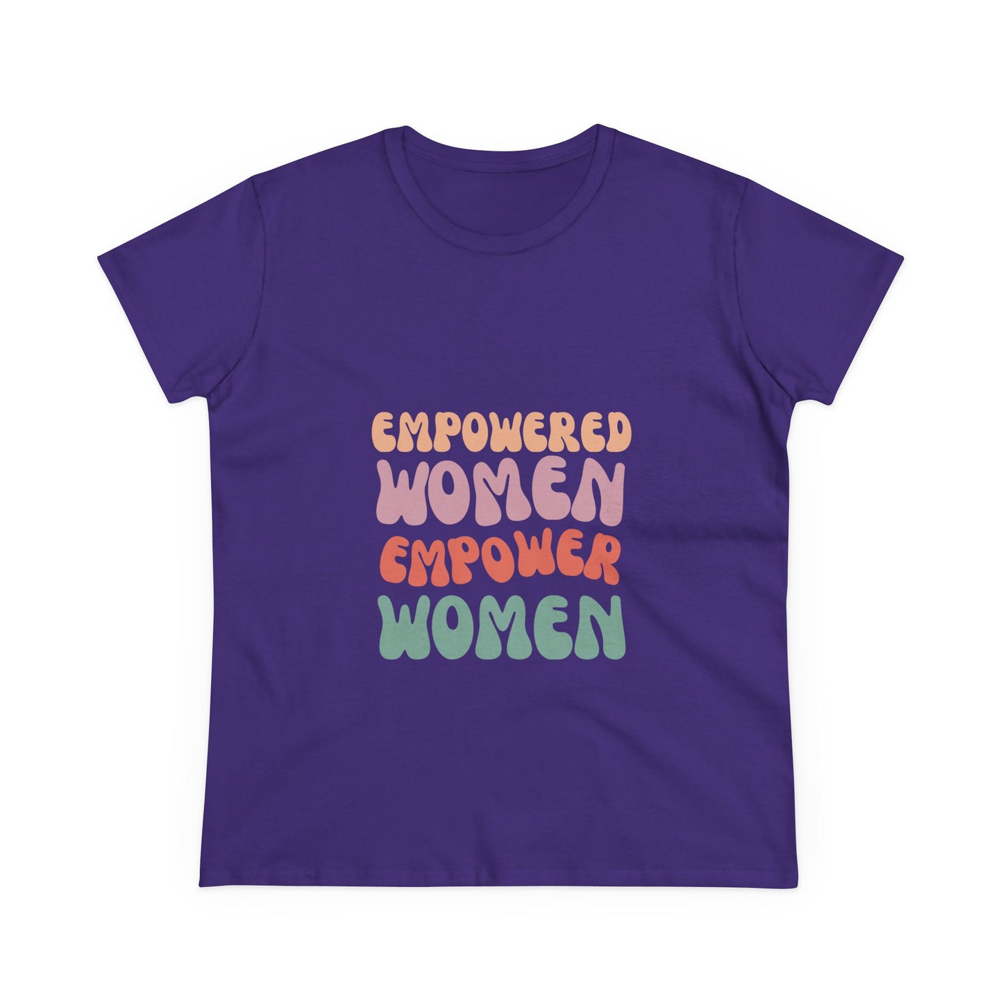 Empowered Women Cotton Tee, Feminist T-Shirt, Women's Rights Apparel, Inspirational Gift, Everyday Wear