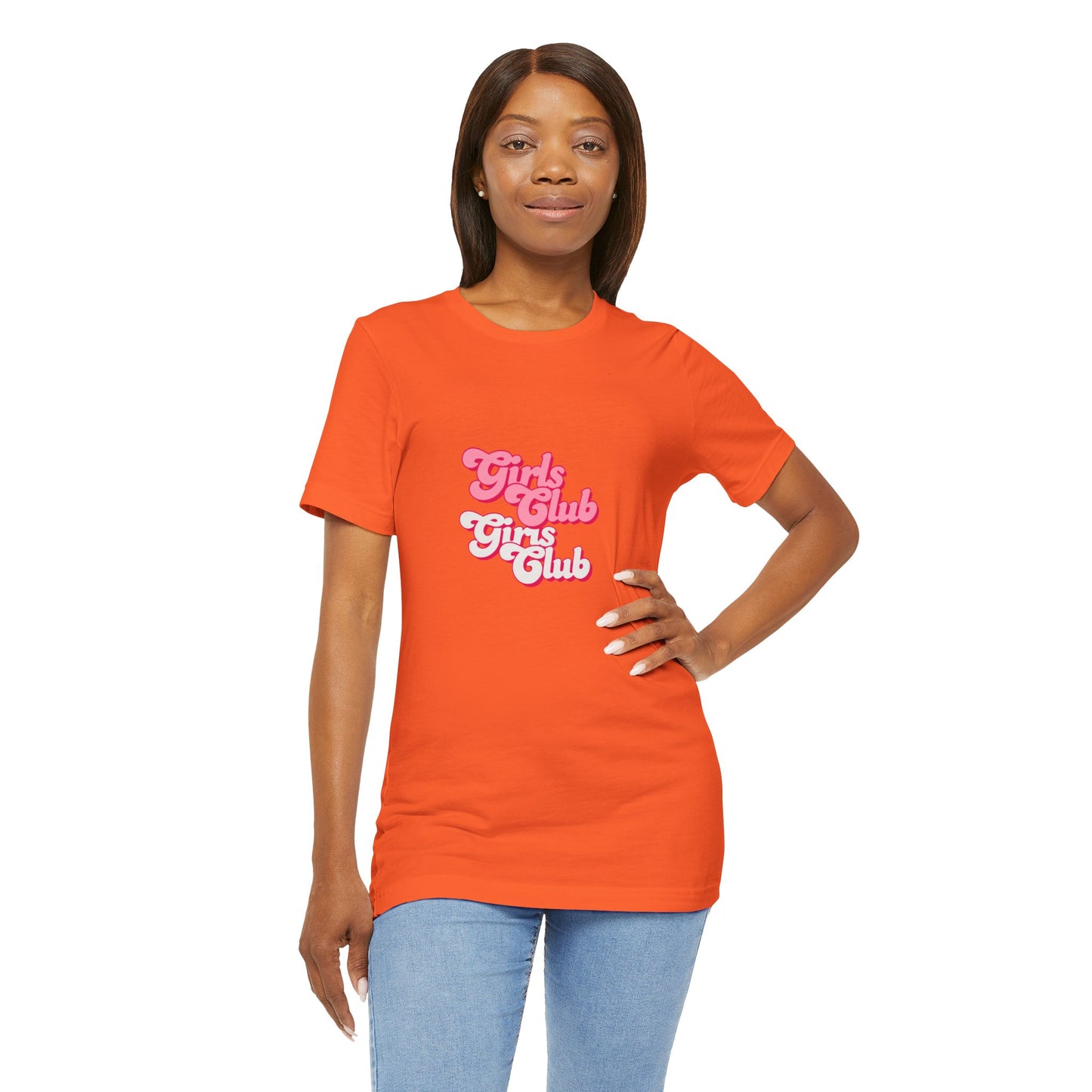 Girls Club Unisex T-Shirt, Casual Wear, Gift for Friends, Group Events, Birthday Celebration, Fun Women’s Apparel