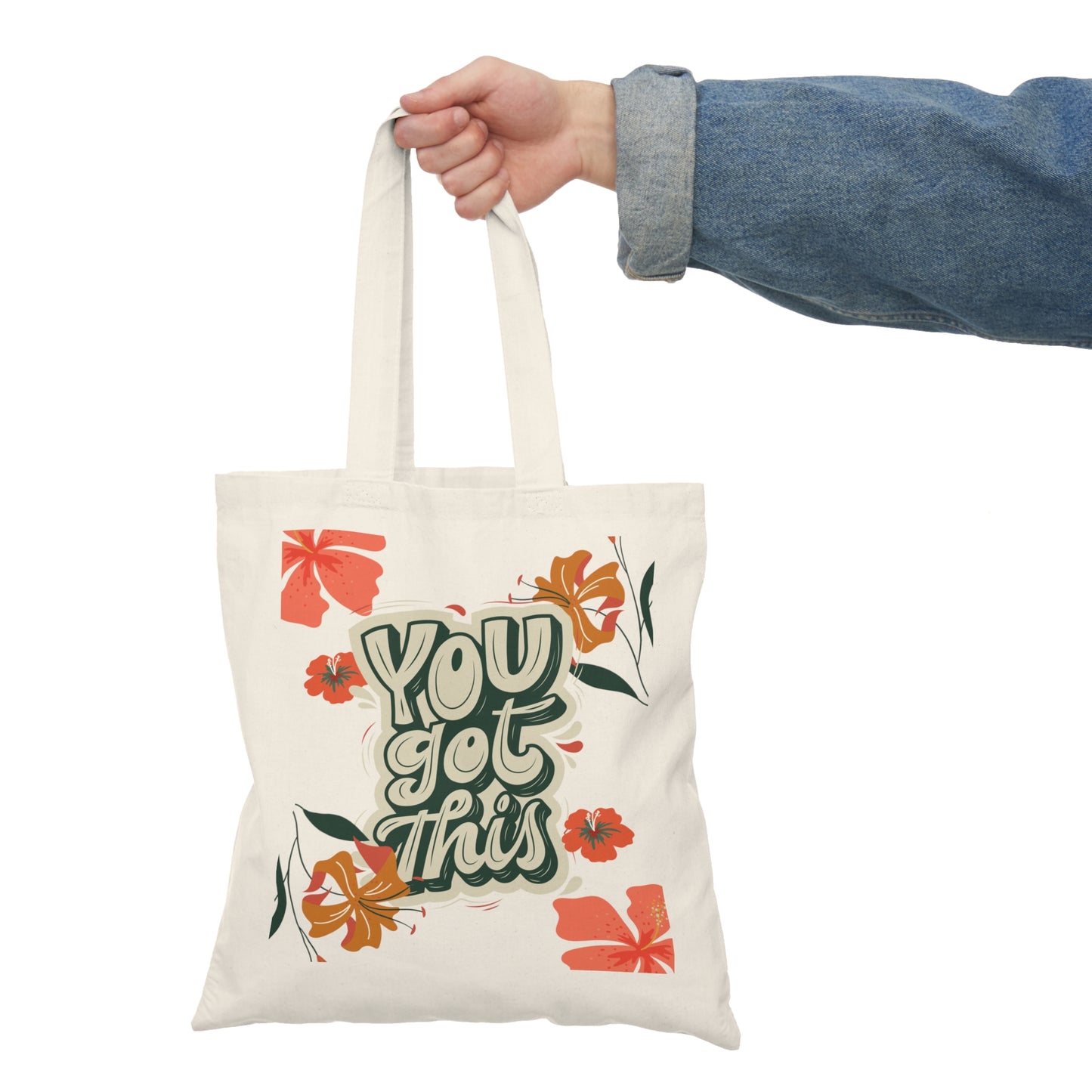 Canvas Tote — “You Got This” & “It’s Okay to Take a Break” Motivational Eco Bag