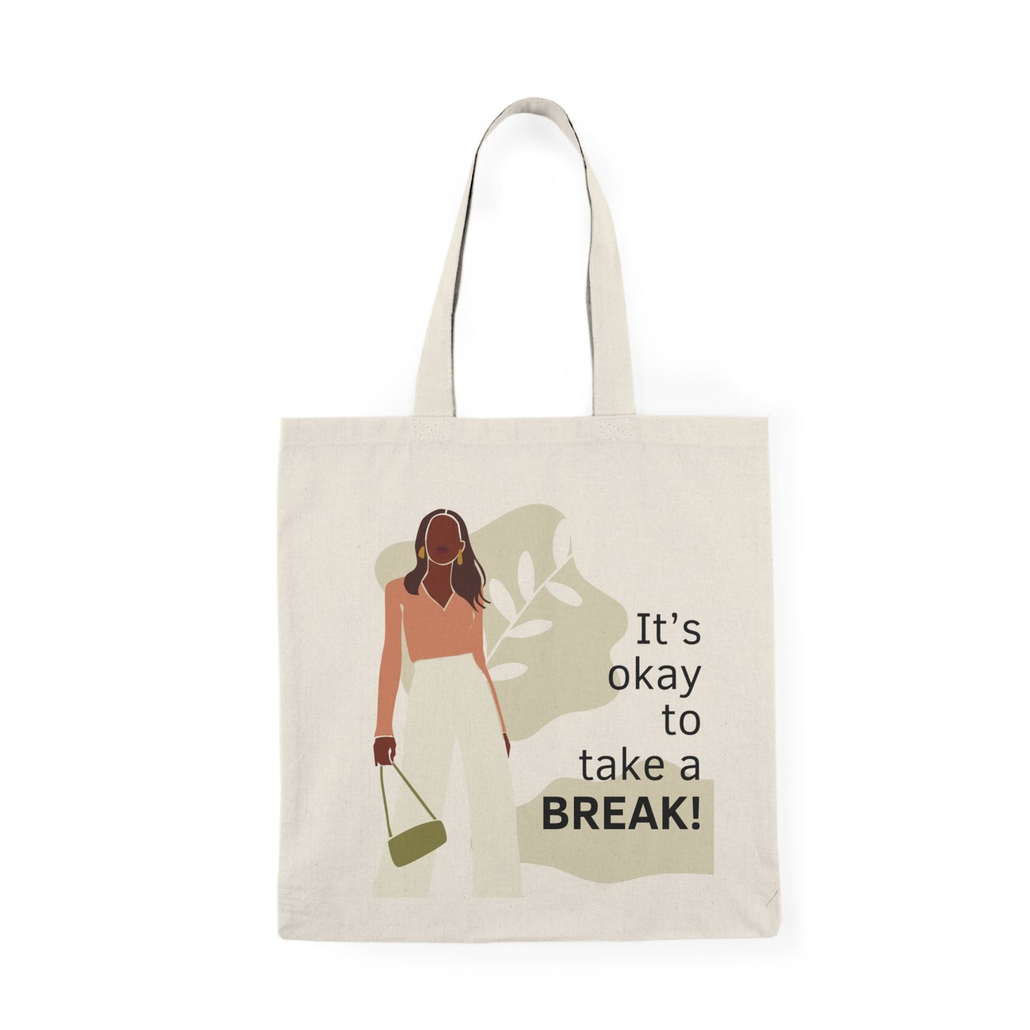 Canvas Tote — “You Got This” & “It’s Okay to Take a Break” Motivational Eco Bag