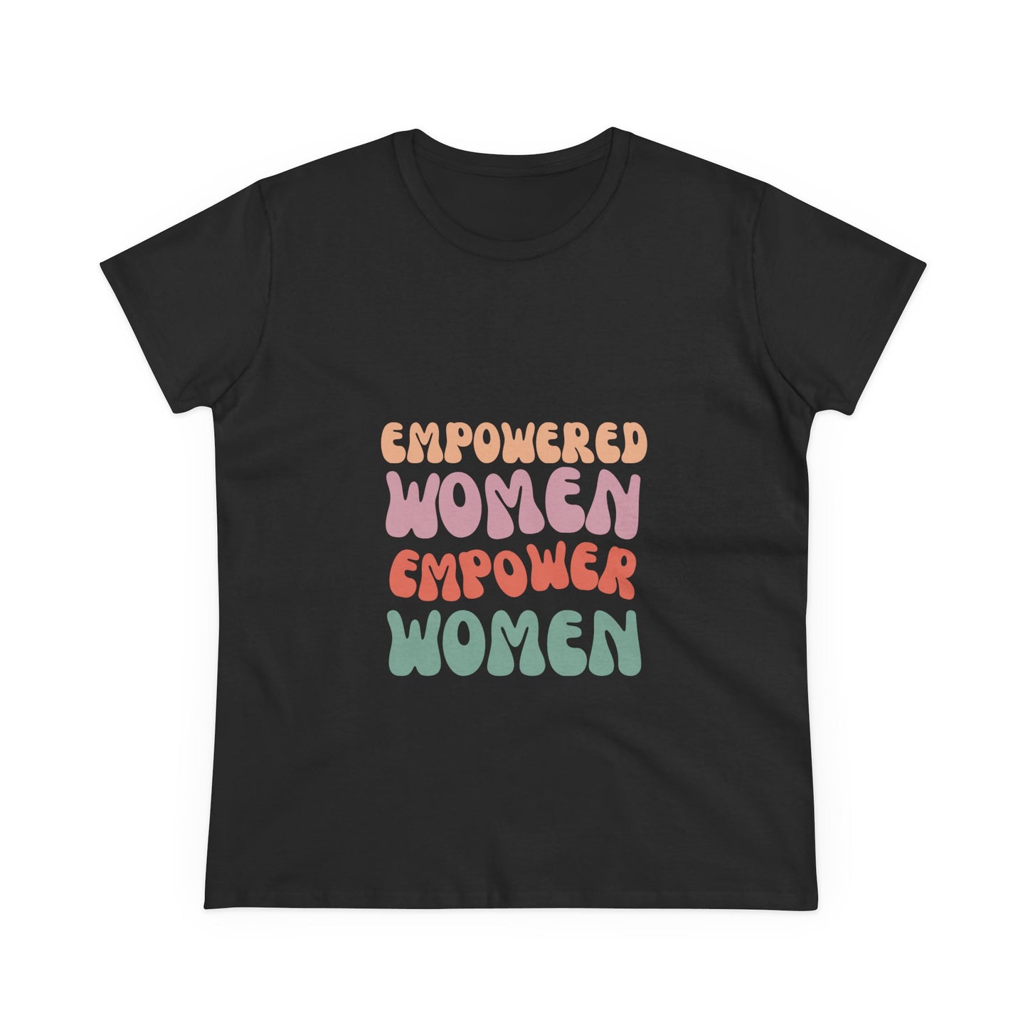 Empowered Women Cotton Tee, Feminist T-Shirt, Women's Rights Apparel, Inspirational Gift, Everyday Wear