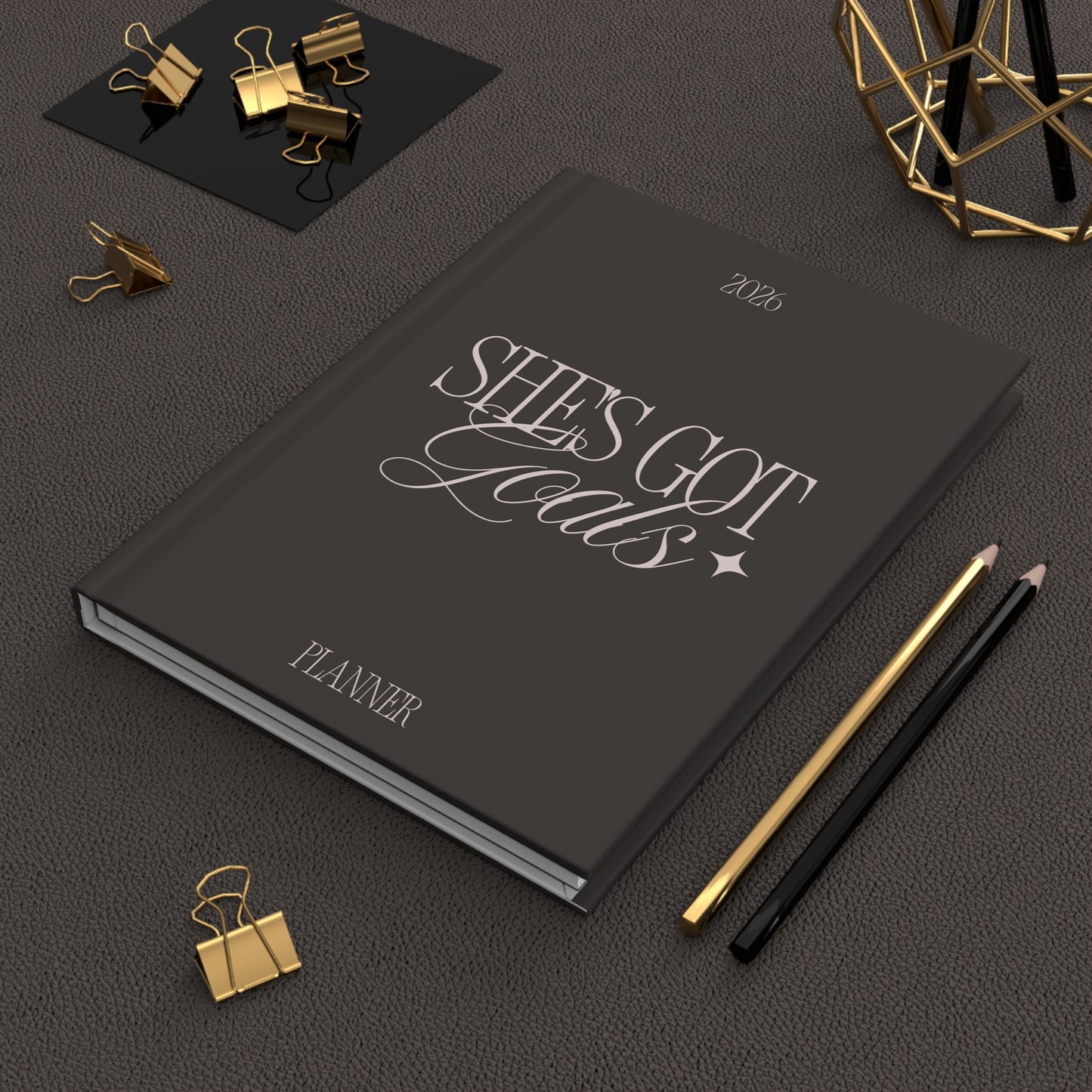 Inspirational Hardcover Journal - 'Dream Big, Live Inspired' Planner for Goal-Setting