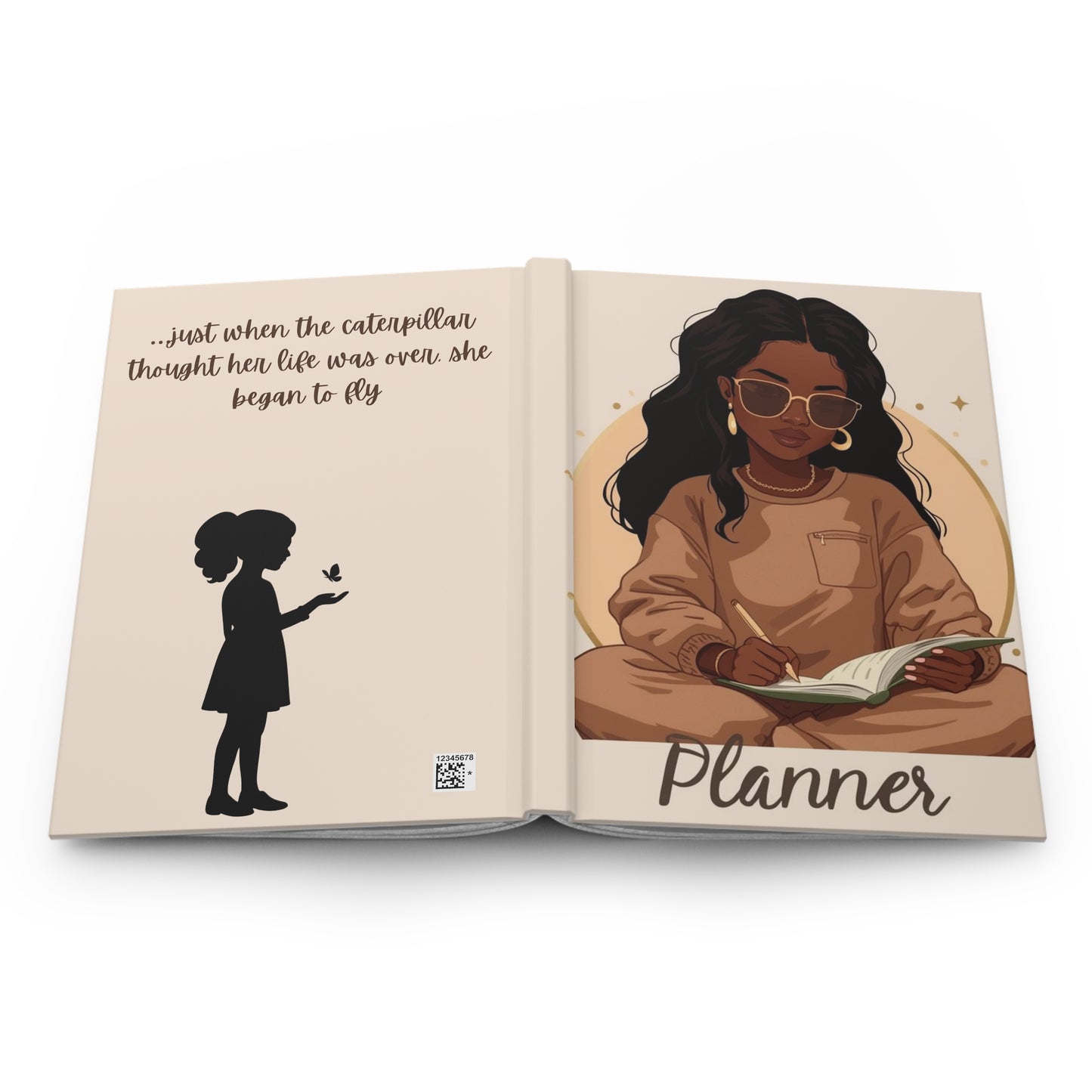 Inspirational Hardcover Planner for Goal Setting & Reflection