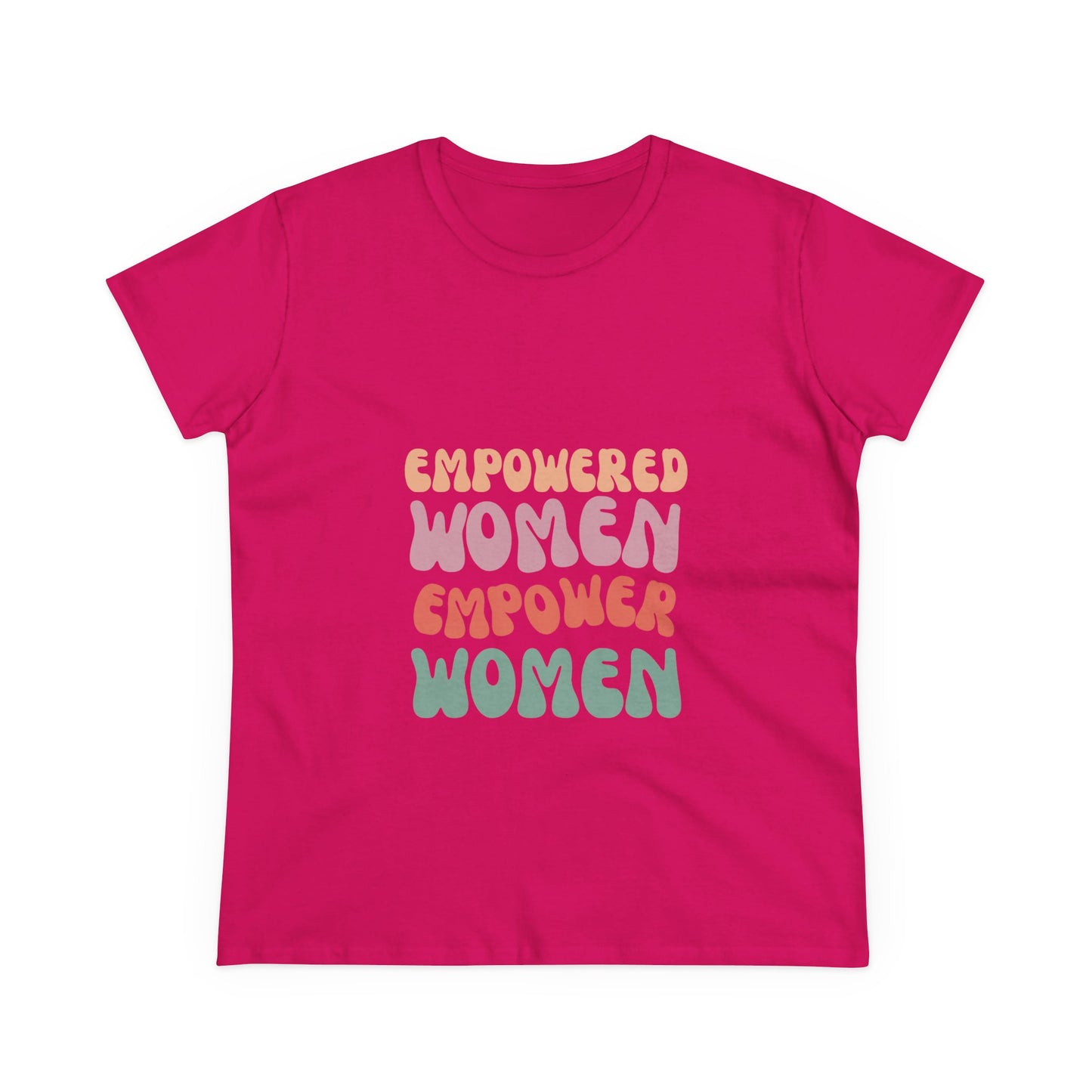 Empowered Women Cotton Tee, Feminist T-Shirt, Women's Rights Apparel, Inspirational Gift, Everyday Wear