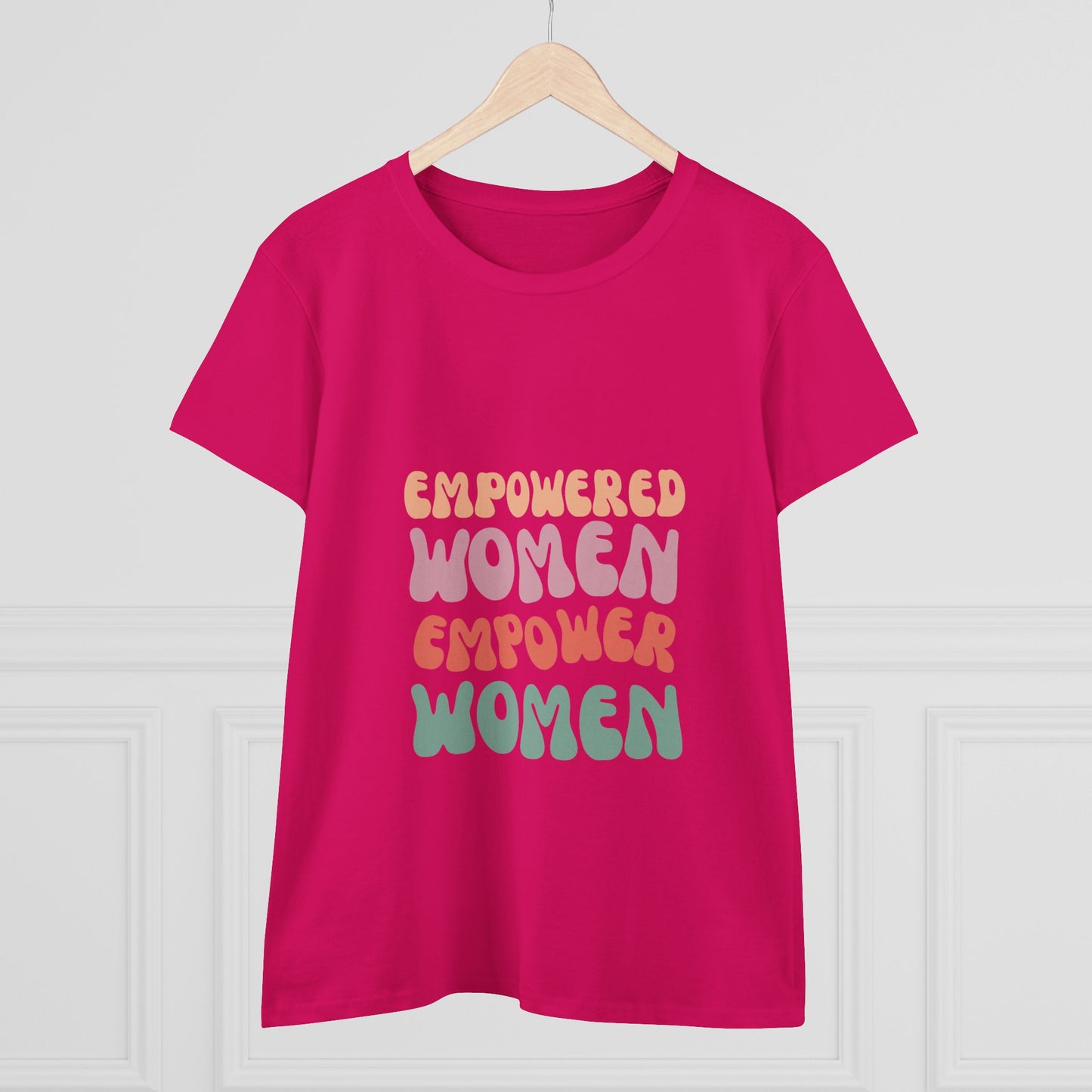 Empowered Women Cotton Tee, Feminist T-Shirt, Women's Rights Apparel, Inspirational Gift, Everyday Wear