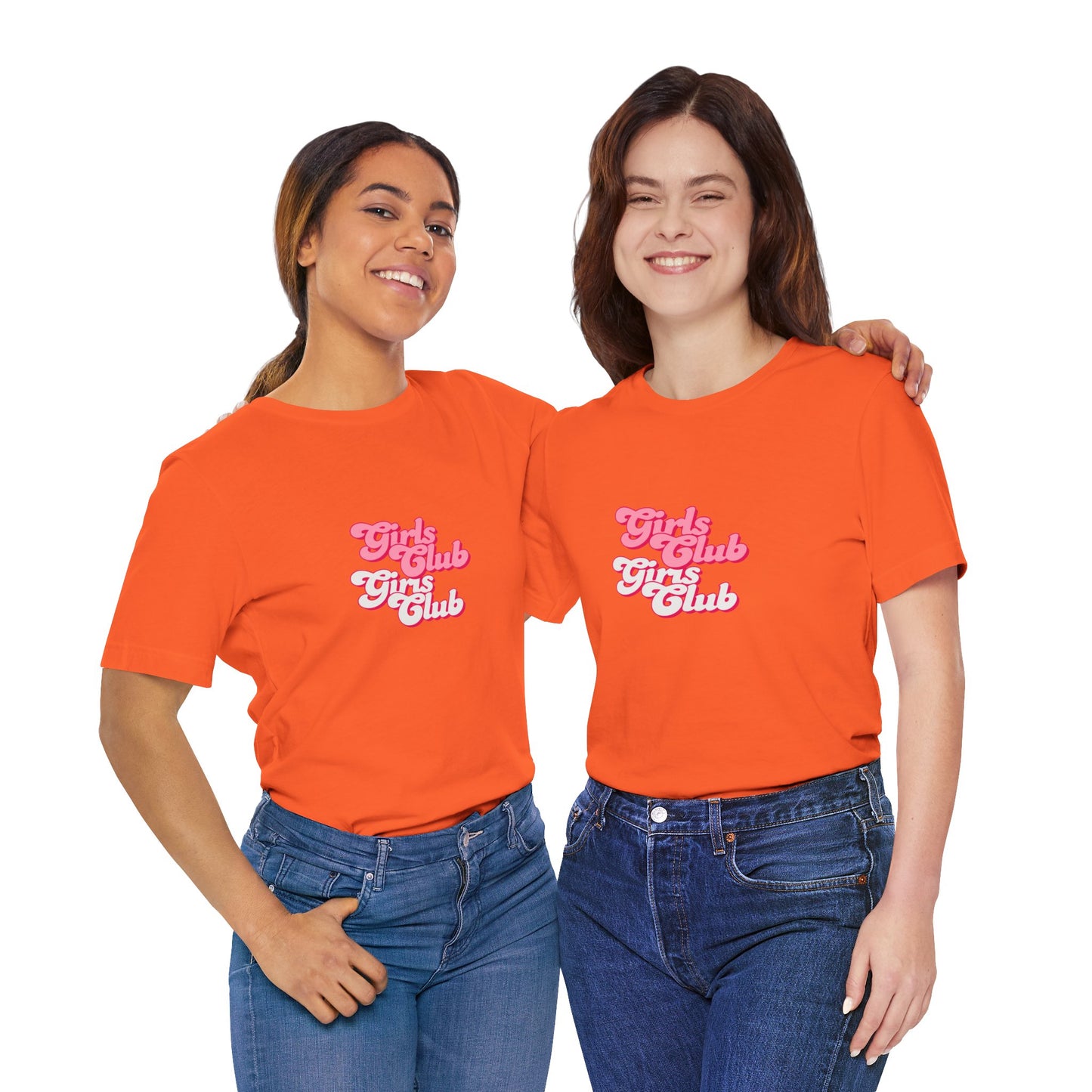 Girls Club Unisex T-Shirt, Casual Wear, Gift for Friends, Group Events, Birthday Celebration, Fun Women’s Apparel